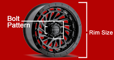 Wheels by Size & Bolt Pattern