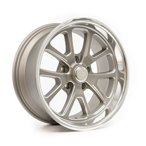 Resto Wheel R101 Laguna deep-dish chrome hot rod wheel