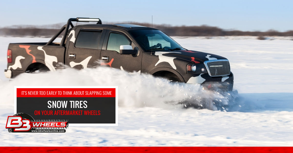 It’s Never Too Early to Think About Slapping Some Snow Tires on Your Aftermarket Wheels It’s Never Too Early to Think About Slapping Some Snow Tires on Your Aftermarket Wheels